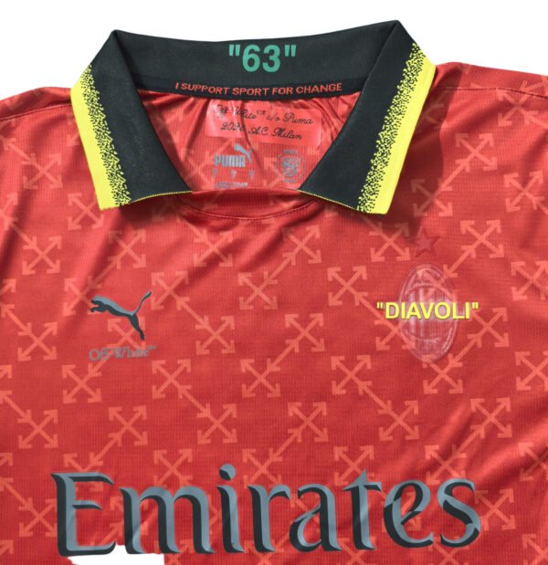 XK1733 (103) 24/25 AC Milan Fourth Red & Green Jersey