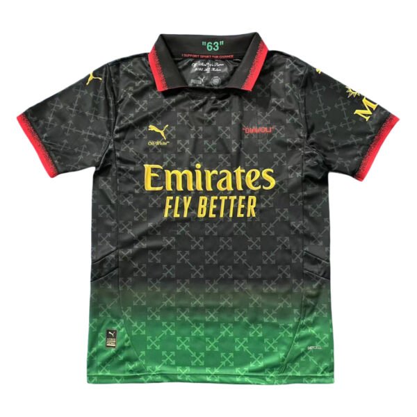 24/25 AC Milan Fourth Black & Green Jersey