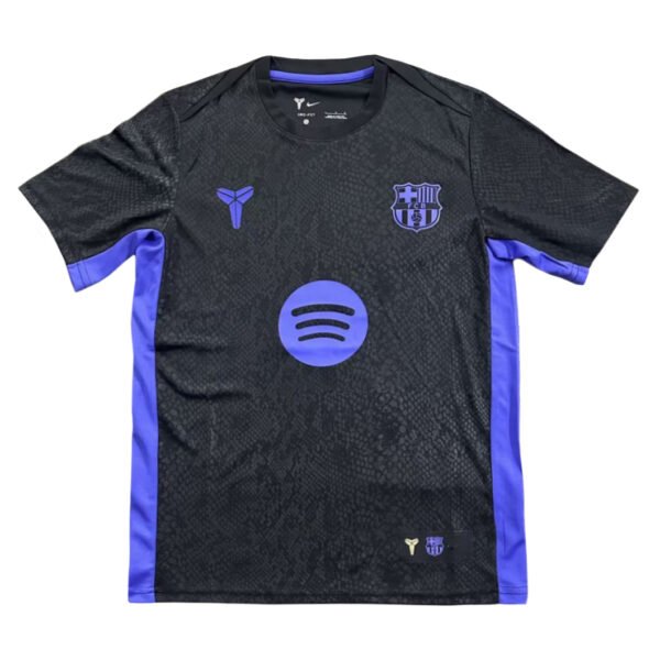 75f03d55 25/26 Barcelona Kobe Co-branded Black Soccer Jersey