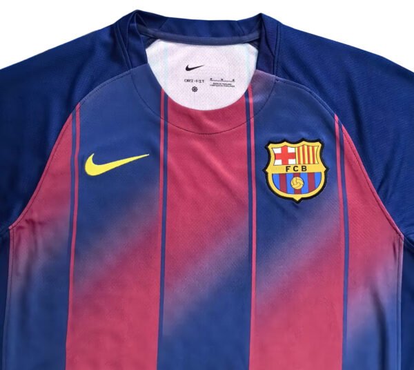 25/26 Barcelona Home Soccer Jersey No Sponsor Edition