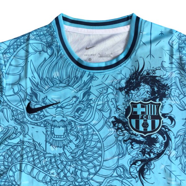 N4032 25/26 Barcelona Sea Blue Special Soccer Jersey