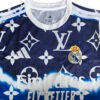 N4032 25/26 Real Madrid LV collab Blue soccer jersey