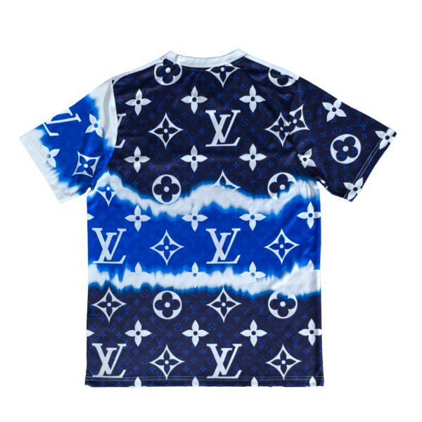 N4032 25/26 Real Madrid LV collab Blue soccer jersey