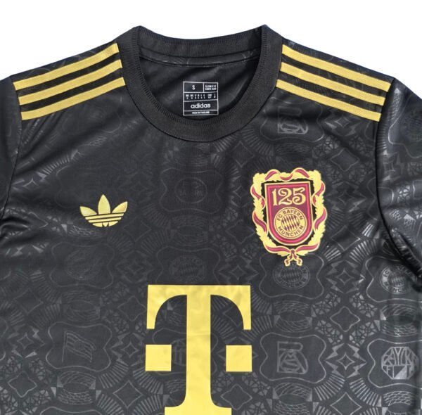 N4032 25/26 Bayern Munich 125th Anniversary Black Soccer Jersey