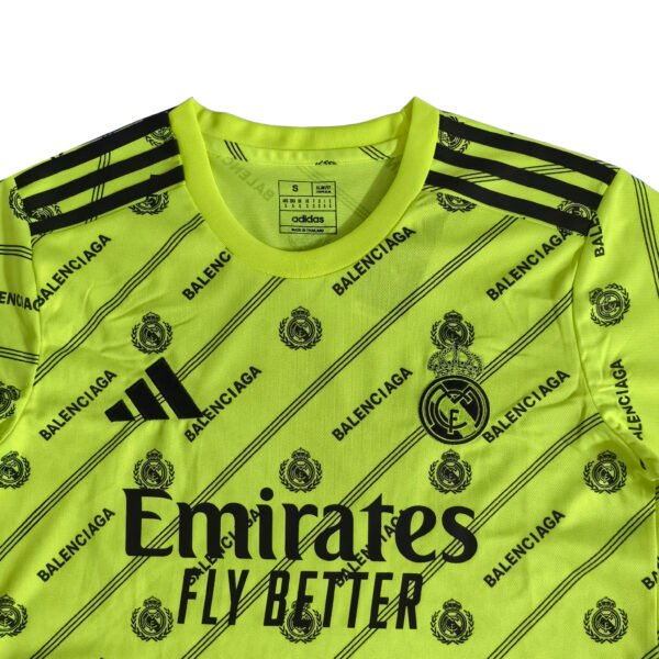 N4032 25/26 Real Madrid Neon Green Training soccer jersey