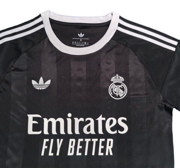 N4032 25/26 Real Madrid Goalkeeper Black soccer jersey