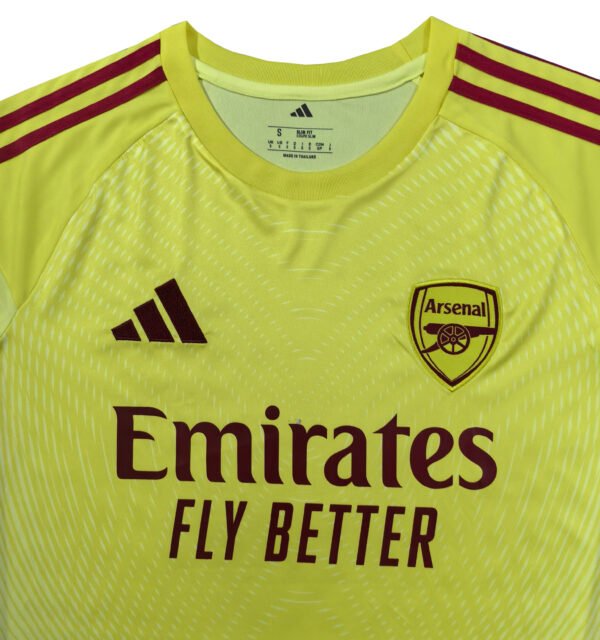 25/26 Arsenal Goalkeeper Yellow Soccer Jersey