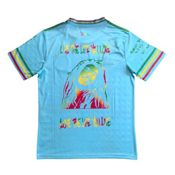 N4032 25/26 Ajax Bob Marley Sky Blue soccer Jersey