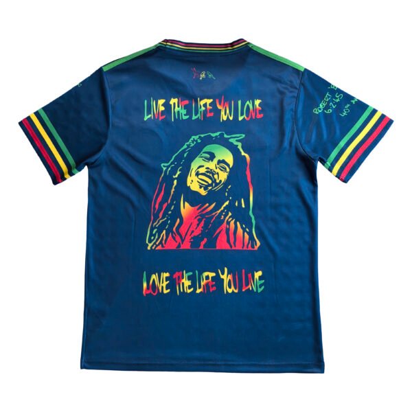 N4032 25/26 Ajax Bob Marley Royal Blue soccer Jersey