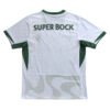Pisa 25/26 home soccer jersey with Super Bock sponsor logo, white and green design.