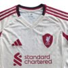 25/26 Pisa Home Soccer Jersey Liverpool FC 2025/26 home kit with iconic crest and Adidas design.