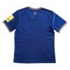 Manchester United third soccer jersey for 2025/26 season, blue with orange accents.