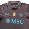 Manchester United 2025/26 Third Soccer Jersey Manchester United third jersey 2025/26 with team logos and Italian flag.