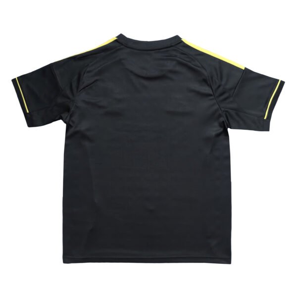 Pisa 25/26 Home Soccer Jersey Black Pisa 25/26 home soccer jersey with yellow accents. Perfect for fans and players, high-quality.