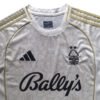Manchester United 2025/26 Third Soccer Jersey Manchester United third soccer jersey for 2025/26 season with Forest logo and gold accents.