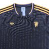 Manchester United Third Soccer Jersey 25/26 Manchester United third kit jersey for 2025/26 season, featuring black color with yellow accents and.