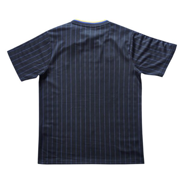 Manchester United 2025/26 Third Soccer Jersey Manchester United third soccer jersey for 2025/26 season, navy with pinstripes.