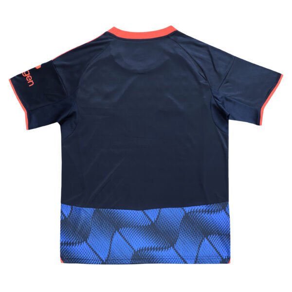 Manchester United 2025/26 Third Soccer Jersey Manchester United third soccer jersey for 2025/26 season, navy blue with red accents.