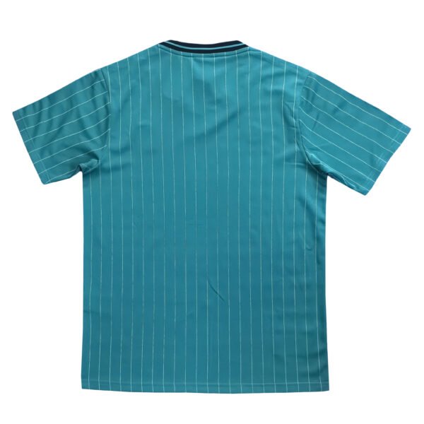Pisa 25/26 Home Soccer Jersey Pisa 25/26 home soccer jersey with blue pinstripes, perfect for fans and players.