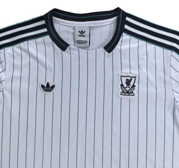 Pisa 25/26 Home Soccer Jersey Pisa 25/26 home soccer jersey with classic white and blue pinstripes, featuring club crest and Adida.