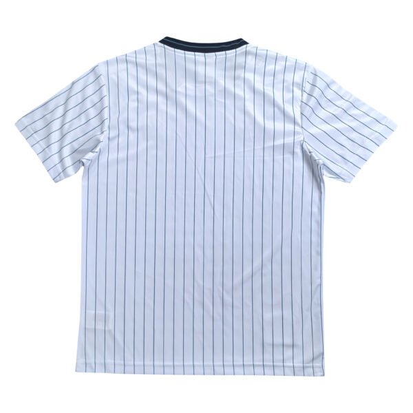 25/26 Pisa Home Soccer Jersey Classic white Pisa home soccer jersey with blue pinstripes for 2025/26 season.