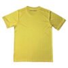 Manchester United third kit 2025/26, yellow football jersey for fans and players.