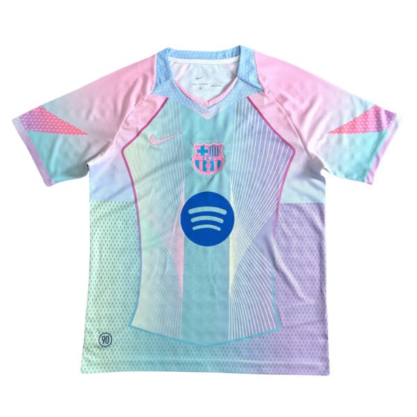 25/26 Barcelona Lake Blue Special Soccer Jersey