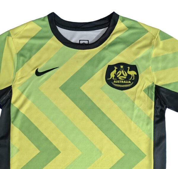 XK1733 (64) 2025 Australia Home Yellow Soccer Jersey