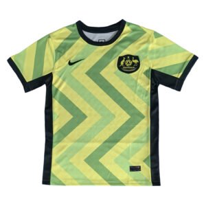 XK1733 (66) 2025 Australia Home Yellow Soccer Jersey