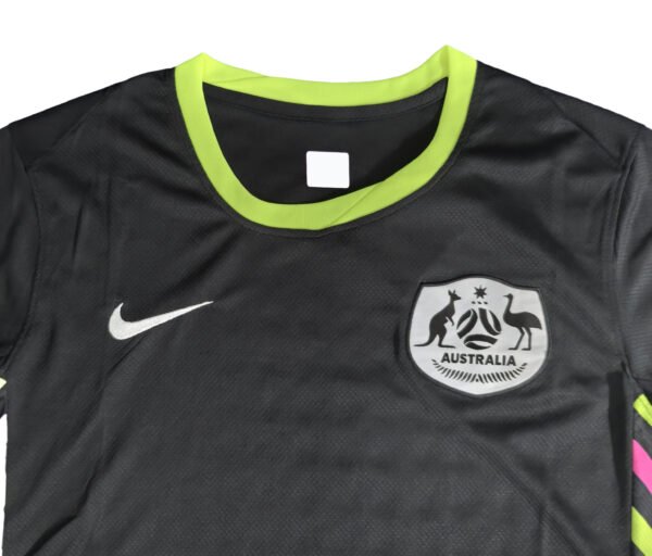 XK1733 (67) 2025 Australia Away Black Soccer Jersey