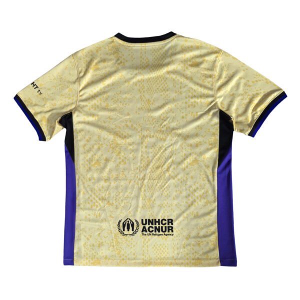 XK1733 (8) 25/26 Barcelona Kobe Yellow Special Soccer Jersey
