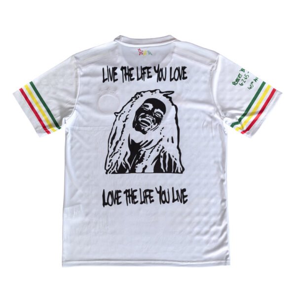 25/26 Ajax Bob Marley White soccer Jersey