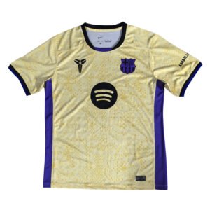 25/26 Barcelona Kobe Yellow Special Soccer Jersey