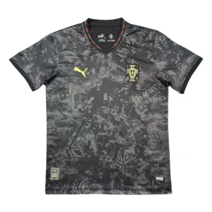 XK1733h (14) 2026 Portugal Black Traning Soccer Jersey