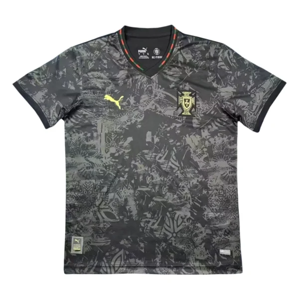 2026 Portugal Black Traning Soccer Jersey