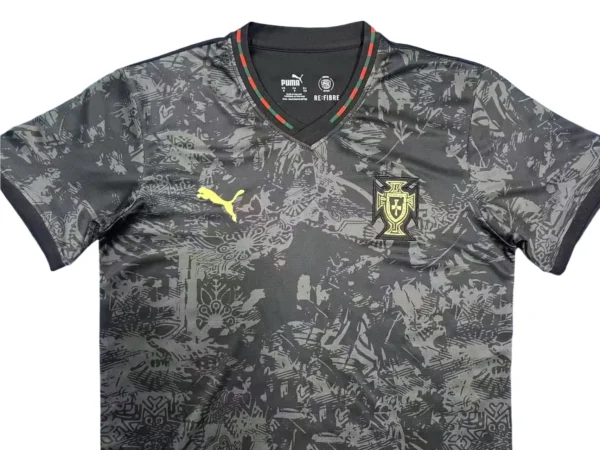 2026 Portugal Black Traning Soccer Jersey