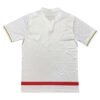 Manchester United third soccer jersey for 2025/26 season, white with red accents.