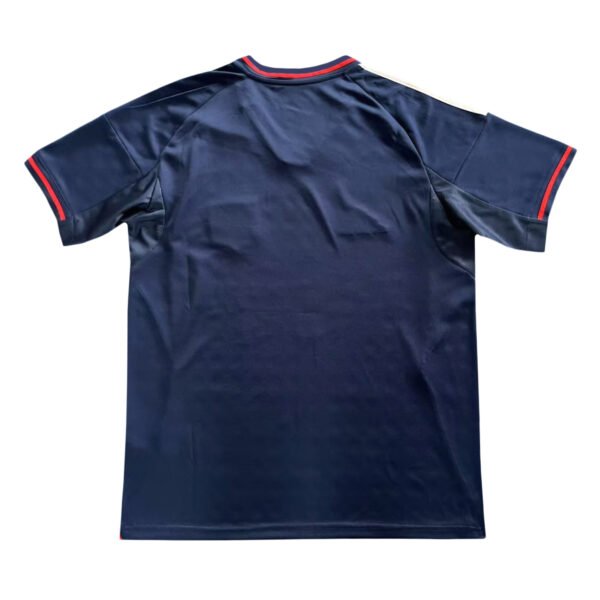 Pisa 2025/26 Home Soccer Jersey Pisa 25/26 home soccer jersey in navy blue with red accents, perfect for fans and players.