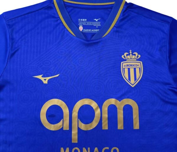 Manchester United 25/26 Third Soccer Jersey Manchester United third kit 2025/26 with blue and gold design, featuring club crest and sponsor logo.