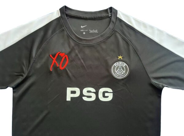 25/26 PSG Champion Edition Black T-shirt Exclusively Sponsored By XO