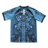 Manchester United 25/26 Third Soccer Jersey Manchester United third soccer jersey with futuristic robot design, blue and black colors.