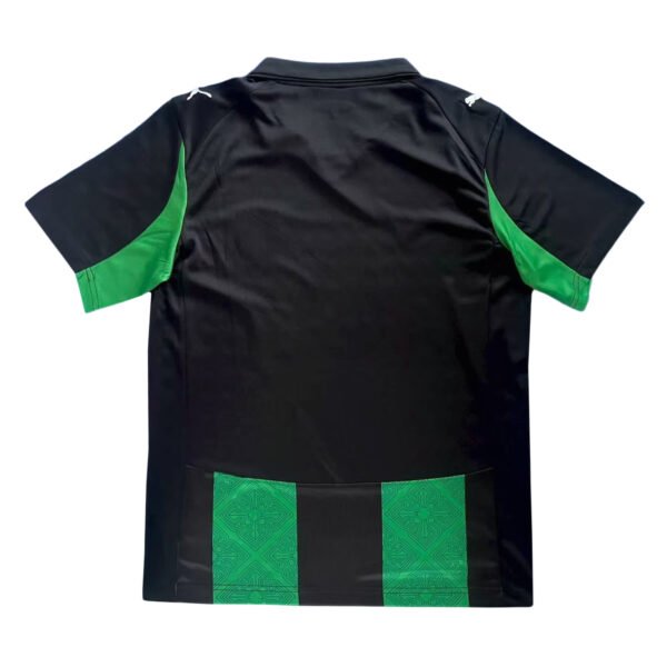 Official Pisa 2025/26 home soccer jersey with black and green design. Perfect for fans and players.