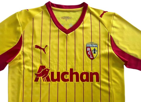 Pisa 25/26 Home Soccer Jersey Pisa 25/26 home soccer jersey with yellow and red vertical stripes, Puma logo, and club crest. Perfe.