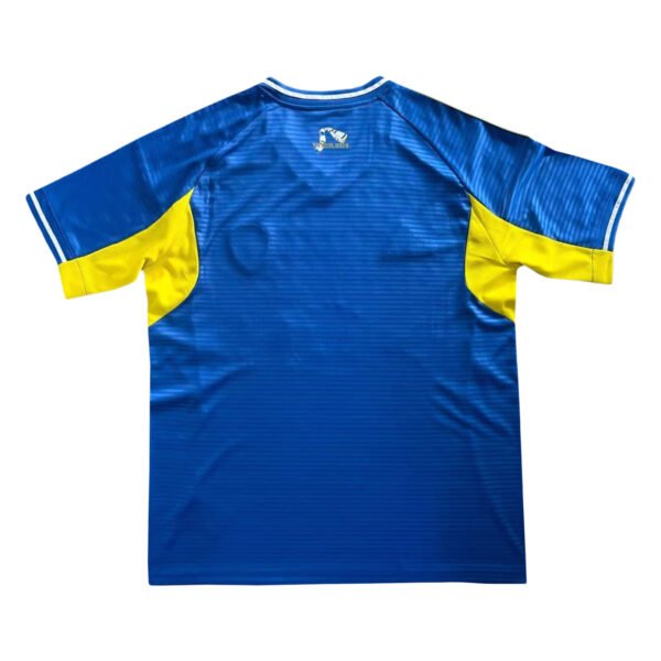 Lisbon Traning Soccer Jersey Lisbon training soccer jersey in blue with yellow accents, perfect for practice.