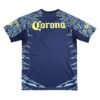Manchester United 2025/26 Third Soccer Jersey Manchester United third jersey with Corona sponsorship, blue with floral design accents.