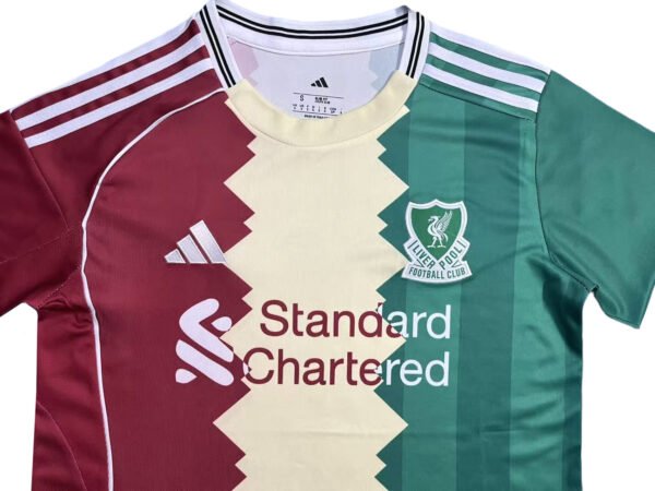 25/26 Pisa Home Soccer Jersey Pisa FC 2025/26 home soccer jersey with Liverpool FC logo and classic design.