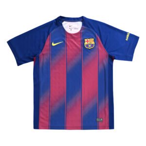 25/26 Barcelona Home Soccer Jersey No Sponsor Edition