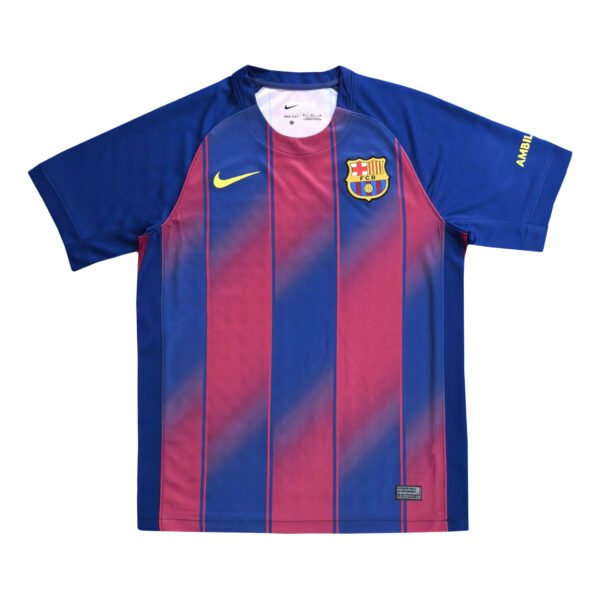 25/26 Barcelona Home Soccer Jersey No Sponsor Edition