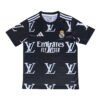 25/26 Real Madrid LV collab Black soccer jersey