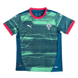 2025 Portugal Pre-match Training Green Soccer Jersey